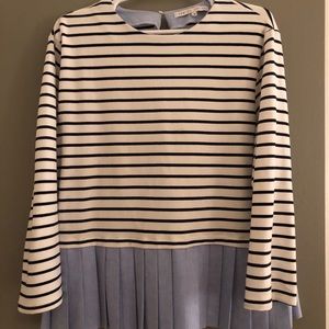 Tuckernuck Nautical Peplum Top